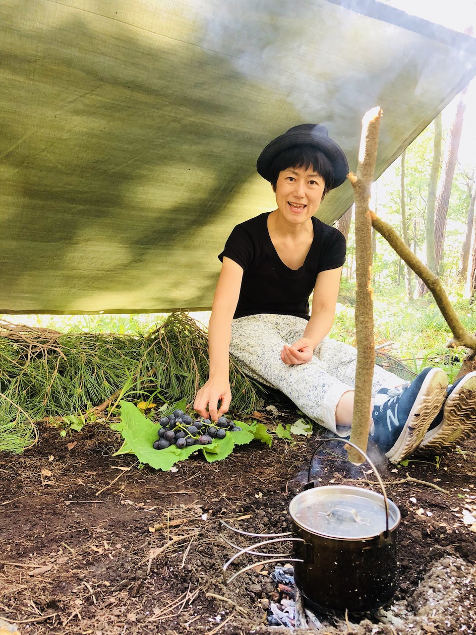 【認定インストラクター個人主催イベント】長野の里山で遊ぶ大人の野遊び入門：第１回 サバイバルの基本ーシェルター作りとロープワーク